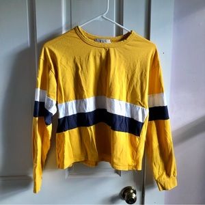 Cropped Sporty Long Sleeve